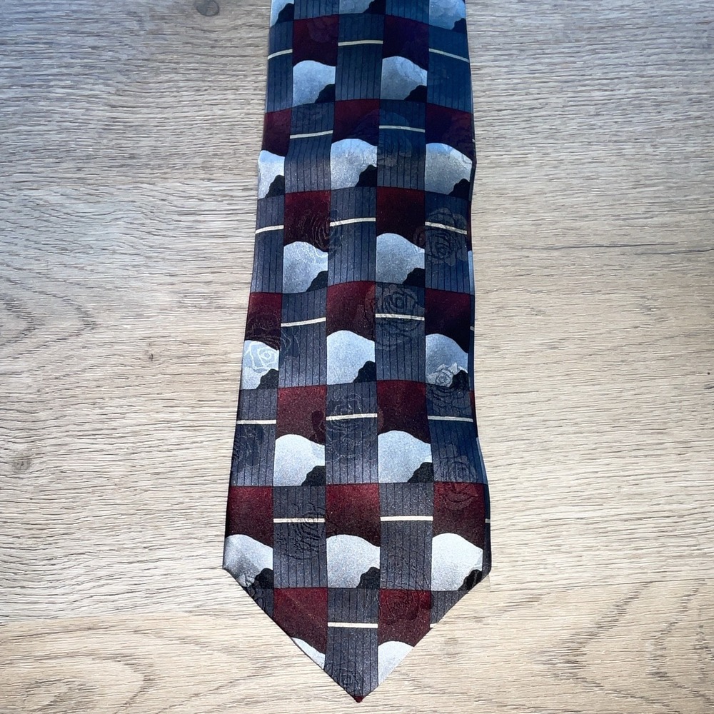 Grateful Dead Friend of the Devil Sixth Sense 100% Silk Handmade Tie